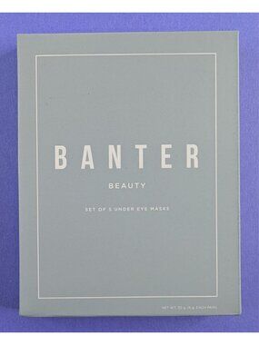 Banter Beauty Under Eye Mask Set of 5 – Hydrating Skin Treatment – NIB